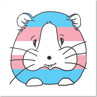 Trans Pride Guinea Pig Posters and Art